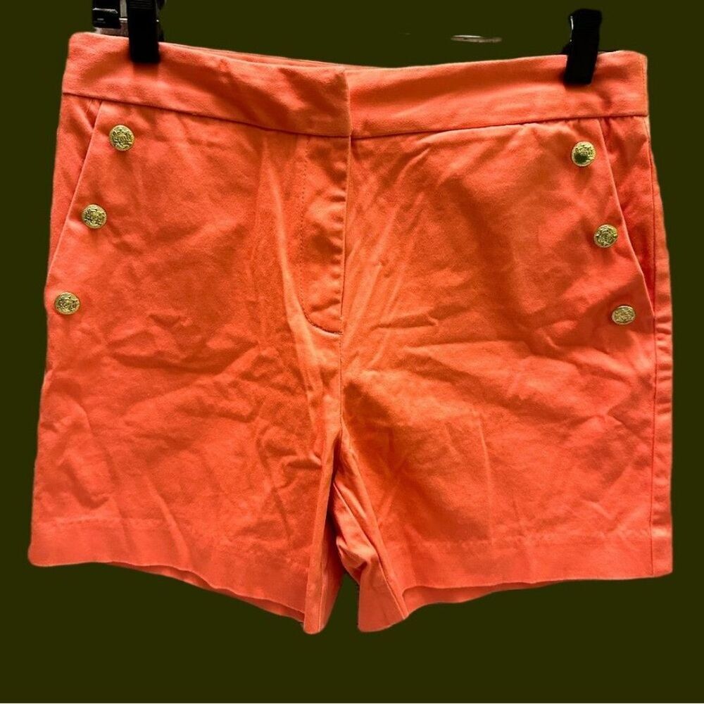 Marilyn Monroe High Waist Orange Shorts size 6